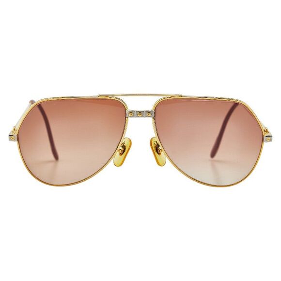 Cartier K14 Gold Sunglasses